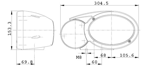 Hella Headlamp Es/Us Fapo Bl Li 0Grm8 Mg 1Eb - 996167191