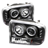 Spyder Ford F250 Super Duty 99-04 Projector Version 2 LED Halo LED Blk PRO-YD-FF25099-1P-G2-BK - 5010339