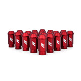 Mishimoto Aluminum Locking Lug Nuts M12x1.5 20pc Set Red - MMLG-15-20LRD