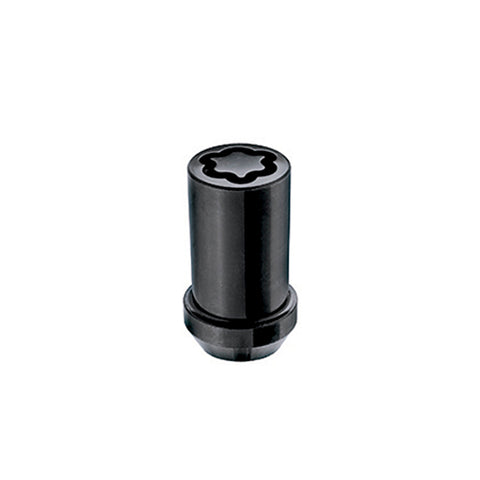 McGard Wheel Lock Nut Set - 5pk. (Tuner / Cone Seat) 1/2-20 / 13/16 Hex / 1.60in. Length - Black - 25540BK