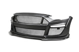 Anderson Composites 18-23 Ford Mustang Type-ST Fiberglass Front Bumper w/ CF Grille/Lip (NO CANCEL) - AC-FB18FDMU-ST-PC