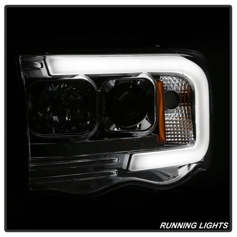 Spyder Dodge Ram 1500 02-05 V2 Projector Headlights - Light Bar DRL - Chrome PRO-YD-DR02V2-LB-C - 5084613