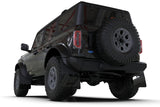 Rally Armor 21-22 Ford Bronco (Plstc Bmpr + RB - NO Rptr/Sprt) Blk Mud Flap w/Red Logo - MF85-RB-PL-RD