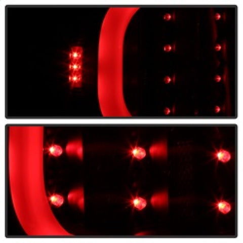 xTune Ford F150 09-14 LED Tail Lights - Black ALT-ON-FF15009-LBLED-BK - 5082169