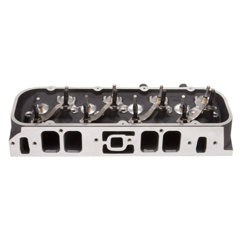 Edelbrock Single Marine BBC Rect Port Head w/ Valves - 61559