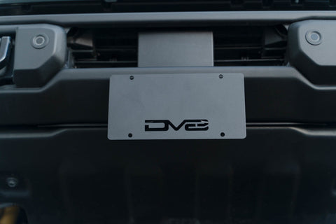 DV8 Offroad 21-23 Ford Bronco Capable Bumper Front License Plate Mount - LPBR-04