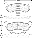 StopTech Street Select Brake Pads - 305.08810