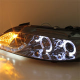 Spyder Mazda 6 03-05 With Fog Lights Projector Headlights LED Halo DRL Smke PRO-YD-M603-FOG-DRL-SM - 5042545