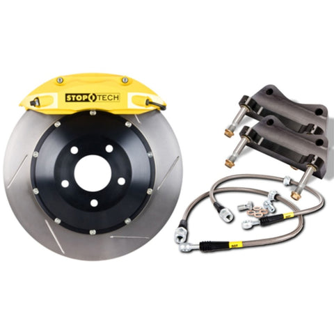 StopTech BBK 08-13 BMW M3/11-12 1M Coupe Rear Yellow ST-40 Calipers 355 x 32 Slotted Rotors - 83.160.0047.81