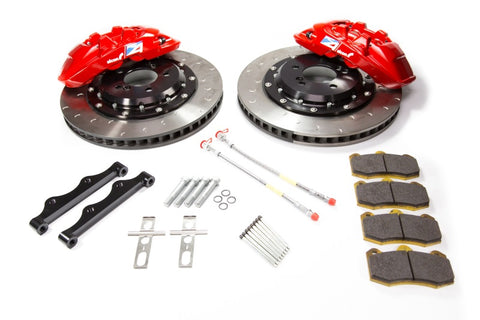 Alcon 2009+ Nissan GT-R R35 380x33mm Rotor Red 4 Piston Caliper RC4 Rear Axle Kit - BKR6959B06