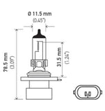 Hella Bulb 9006Xs 12V 80W Xen Wht Xb (2) - H71071452