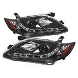 Spyder Toyota Camry 07-09 Projector Headlights DRL Black High H1 Low H7 PRO-YD-TCAM07-DRL-BK - 5039422