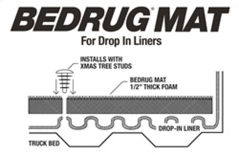 BedRug 17-23 Chevrolet Colorado 61.7in Bed Drop In 5ft Bed Mat - BMB15CCD