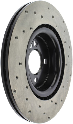 StopTech Sport Cross Drilled Brake Rotor - Front Left - 128.34114R