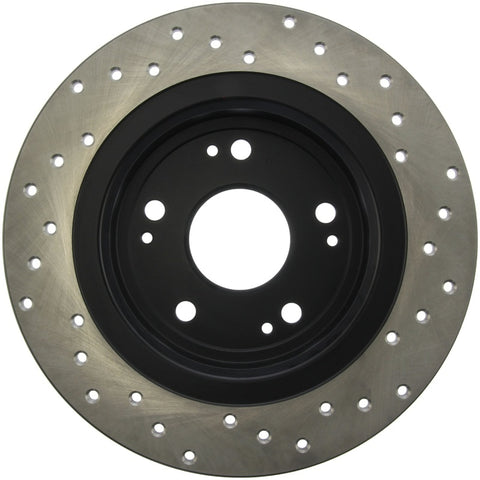 StopTech Drilled Sport Brake Rotor - 128.40068R