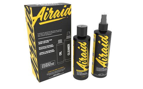 Airaid Renew Kit - 12oz Cleaner / 8oz Squeeze Oil - Yellow - 790-561