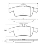 StopTech Street Touring 07-09 Mazdaspeed3 / 06-07 Mazdaspeed6 Rear Brake Pads - 308.10950