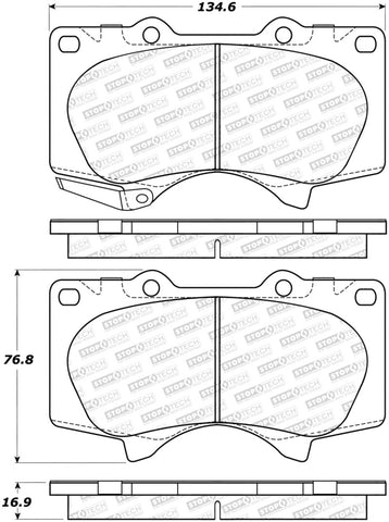 StopTech Street Brake Pads - 308.09761