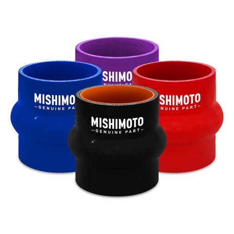 Mishimoto 2.5in Black Hump Hose Coupler - MMCP-2.5HPBK