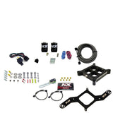 Nitrous Express 4150 Single Entry Crossbar Nitrous Plate Kit Pro-Power (100-500HP) w/o Bottle - 63540-00