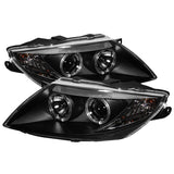 Spyder BMW Z4 03-08 Projector Headlights Halogen Model Only - LED Halo Black PRO-YD-BMWZ403-HL-BK - 5029072