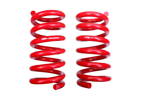 BMR 18-20 S550 Mustang GT MagneRide/15-20 GT350 Lowering Spring Set of Rear only - Red - SPH767R