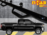 N-Fab Nerf Step 15-17 Chevy-GMC 2500/3500 Double Cab - Gloss Black - Cab Length - 3in - C1573QC