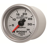 Autometer UL II Boost Gauge 2-1/16in Mechanical Pressure Ultra-Lite Gauge 35PSI - 4904
