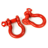 Rugged Ridge Red 3/4in D-Shackles - 11235.08