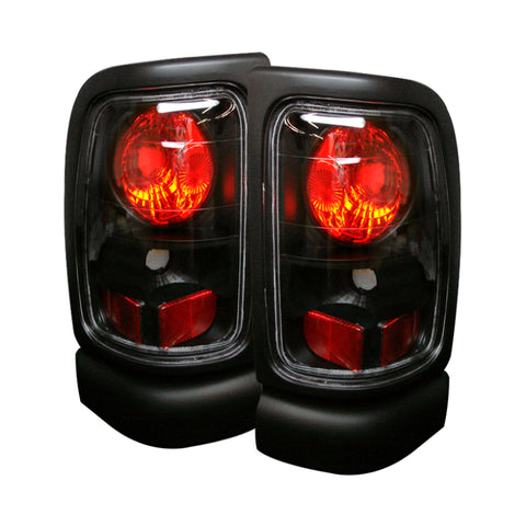 Spyder Dodge Ram 1500 94-01/Ram 2500/3500 94-02 Euro Style Tail Lights Black ALT-YD-DRAM94-BK - 5002662