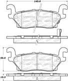 StopTech Street Brake Pads - 308.11200