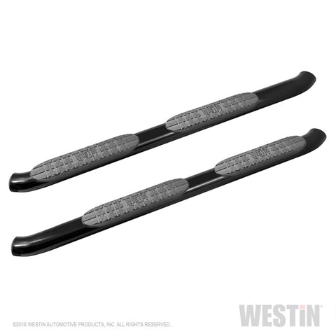 Westin 18-20 Jeep Wrangler JL Unlimited 4DR PRO TRAXX 4 Oval Nerf Step Bars - Textured Black - 21-24065