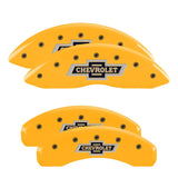 MGP 4 Caliper Covers Engraved Front RAM Engraved Rear RAMHEAD Yellow finish black ch - 55001SRMHYL