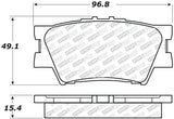 StopTech Street Select Brake Pads - Rear - 305.12120