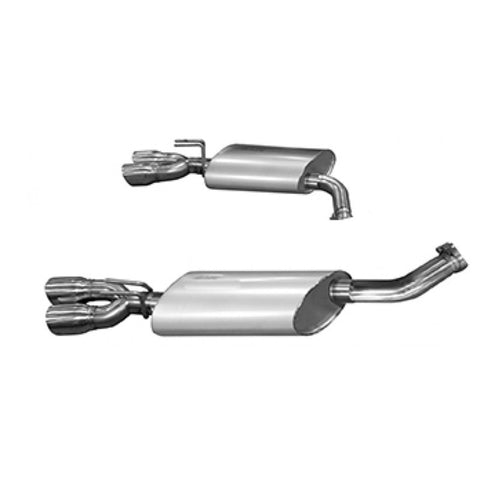 Kooks 14 Chevy SS LS3 6.2L OEM 3in Axleback Exhaust. w/and Quad 3in Slash Cut Pol Tips - 25106100