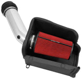 Spectre 94-97 Ford SD 7.3L DSL Air Intake Kit - Polished w/Red Filter - 9059