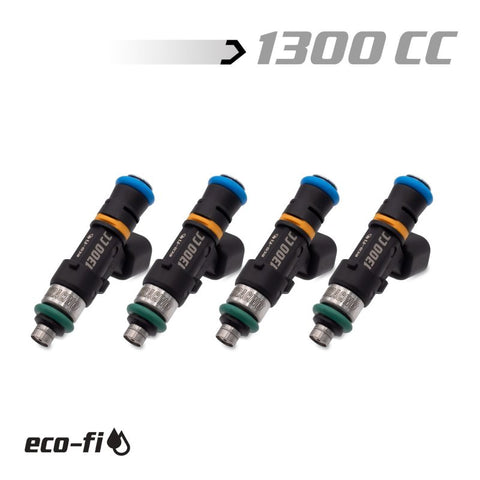 BLOX Racing Eco-Fi Street Injectors 1300cc/min Honda K Series (Set of 4) - BXEF-06514-1300-4