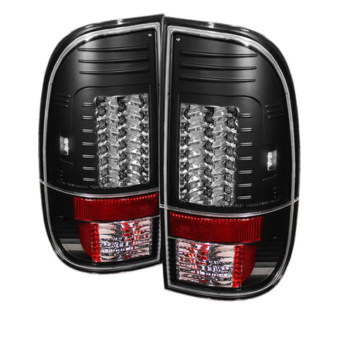 Spyder Ford Super Duty 08-15 Version 2 LED Tail Lights Black ALT-YD-FS07-LED-G2-BK - 5029188