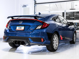 AWE Tuning 2016+ Honda Civic Si Touring Edition Exhaust w/Front Pipe & Dual Diamond Black Tips - 3015-33122