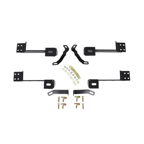 Westin 99-14 Chevy Silv 2500/3500 Reg/Ext Cab Premier Oval Nerf Step Bar Mount Kit - Blk - 22-1065