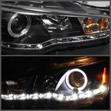 Spyder Mitsubishi Lancer/EVO-10 08-14 Projector Xenon/HID- LED Halo DRL Blk PRO-YD-ML08-HID-DRL-BK - 5042231