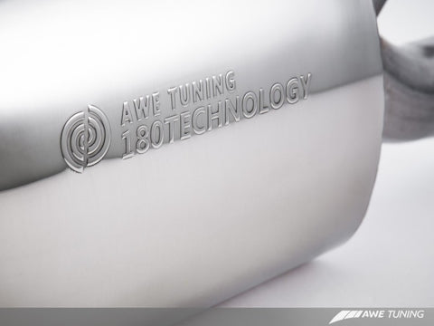 AWE Tuning Porsche Panamera S/4S Touring Edition Exhaust System - Polished Silver Tips - 3010-42026