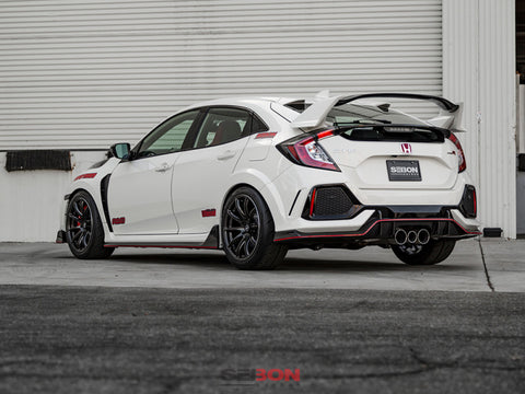 Seibon 2017 Honda Civic Type-R OE Carbon Fiber Rear Center Spoiler - RS17HDCVRC