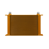 Mishimoto Universal 25-Row Oil Cooler - Gold - MMOC-25G