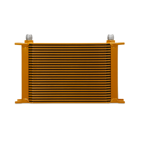 Mishimoto Universal 25-Row Oil Cooler - Gold - MMOC-25G