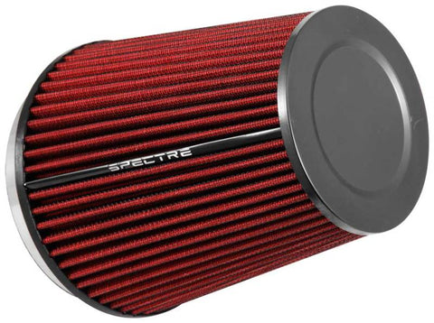 Spectre HPR Conical Air Filter 6in. Flange ID / 7.719in. Base OD / 8.5in. Tall - Red - HPR9891