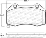 StopTech Street Performance Front Brake Pads 05-08 Renault Megane w/ Brembo Front Calipers - 308.13790