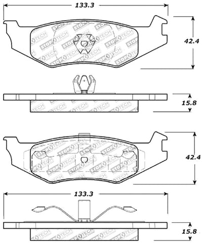 StopTech Performance Brake Pads - 309.05120