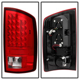 Spyder Dodge Ram 07-08 1500/Ram 07-09 2500/3500 LED Tail Lights Red Clear ALT-YD-DRAM06-LED-RC - 5002631