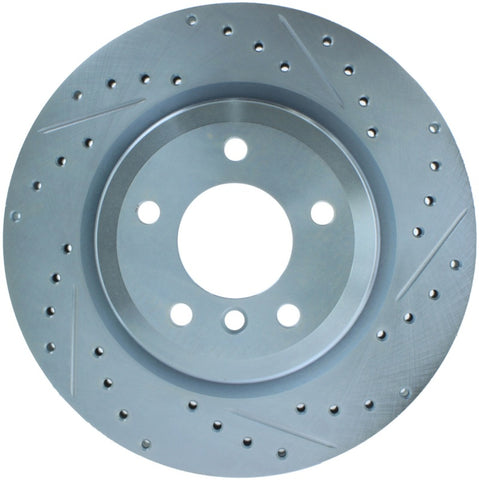 StopTech Select Sport 07-13 BMW 335i Slotted & Drilled Vented Left Rear Brake Rotor - 227.34080L